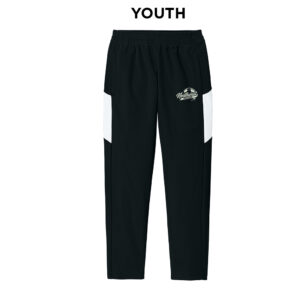 NW Girls Soccer Sport-Tek Youth Travel Pant-Black/White
