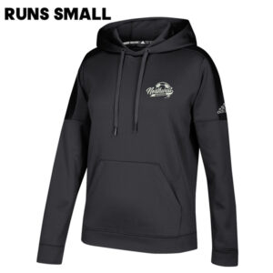 NW Girls Soccer Adidas Womens Team Issue Hooded Sweatshirt -Black  Melange  RUNS SMALL (S, XL, XXL)