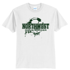 NW Girls Soccer Unisex short sleeve tee-White