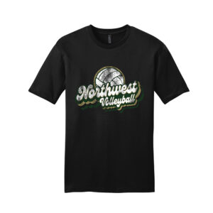 NW Volleyball Unisex Premium Short Sleeve Tee-Black