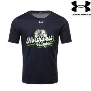 NW Volleyball Under Armour short sleeve Men’s Team Tech Tee-Black
