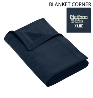 Platform Elite VB Gildan Heavy Blend Fleece Stadium Blanket-Navy