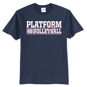 Platform Elite VB Unisex Short Sleeve Tee-Navy