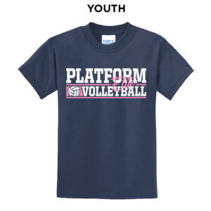Platform Elite VB Youth Short Sleeve Tee-Navy