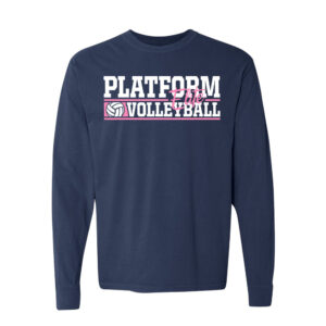 Platform Elite VB Comfort Colors Heavyweight Ring Spun Long Sleeve Tee Unisex-True Navy