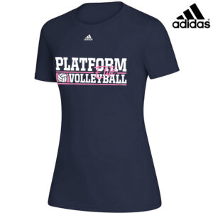 Platform Elite VB adidas Women’s Creator Short Sleeve Tee-Collegiate Navy(Xs, L-3X)