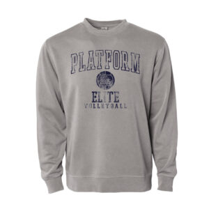 Platform Elite VB Independent Trading Midweight-Pigment Dyed crewneck sweatshirt-Cement