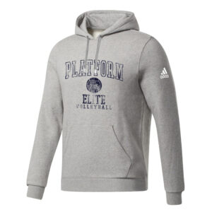 Platform Elite VB Adidas Fleece Unisex Hooded Sweatshirt-Med Grey Heather