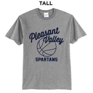 PV Girls BKB Tall Cotton Short Sleeve Tee-Grey