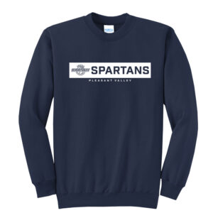 PV Girls BKB Unisex Fleece Crewneck Sweatshirt-Navy