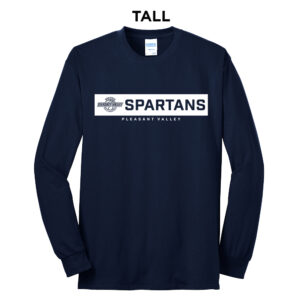 PV Girls BKB Tall Long Sleeve Cotton Tee-Navy