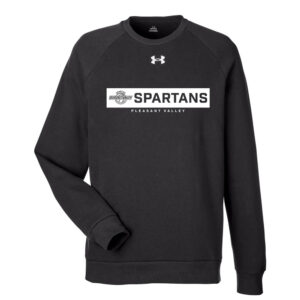 PV Girls BKB Under Armour UA Rival Fleece Crewneck Sweatshirt Adult-Black