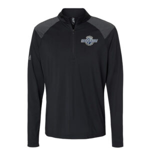 PV Girls BKB Adidas – Shoulder Stripe Quarter-Zip Pullover Men-Black