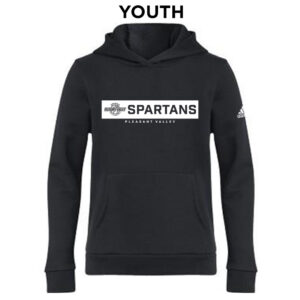 PV Girls BKB Adidas Youth Fleece Hooded Sweatshirt- Black (youth small only)