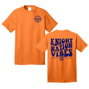 Paul Norton Elementary Unisex Short Sleeve Tee-Neon Orange