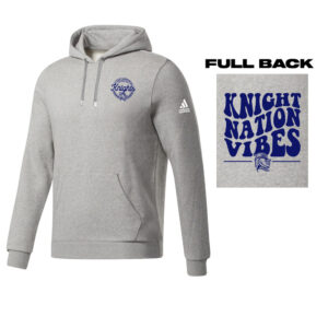 Paul Norton Elementary Adidas Fleece Unisex Hooded Sweatshirt-Med Grey Heather