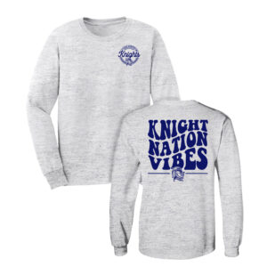 Paul Norton Elementary Unisex Cotton Long Sleeve Tee-Ash