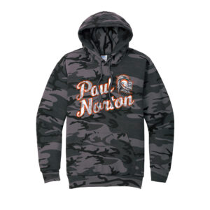 Paul Norton Elementary Unisex Core Fleece Camo Pullover Hooded Sweatshirt-Black camo