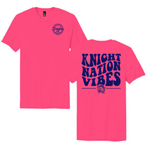 Paul Norton Elementary Unisex Premium Short Sleeve Tee-Neon Pink