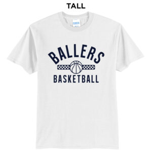 PV Ballers BB Tall Short Sleeve Tee-White