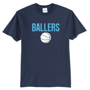 PV Ballers BB Unisex Short Sleeve Tee-Navy