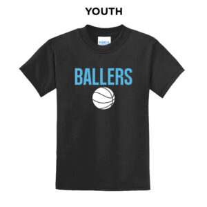 PV Ballers BB Youth Short Sleeve Tee-Black