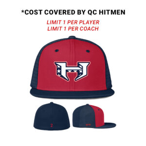 01. ORG PURCHASE QC Hitmen The Game Perforated Gamechanger Cap-Red-Navy
