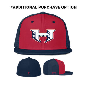 02. QC Hitmen The Game Perforated Gamechanger Cap-Red-Navy