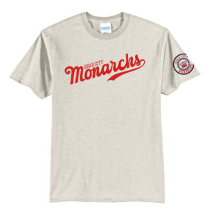 QC Monarchs BB unisex Short Sleeve Tee-oatmeal