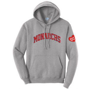 QC Monarchs BB Unisex Fleece Hooded Sweatshirt-Athletic heather