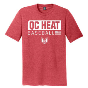QC Heat Unisex Premium Short Sleeve Tee-Red Frost
