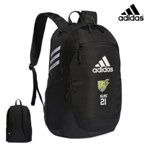 QC Strikers Adidas Stadium 3 Backpack- BLACK