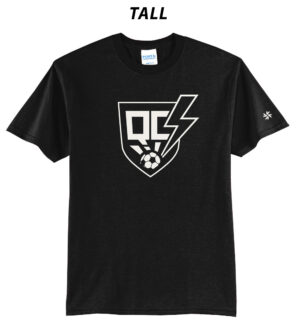 QC Strikers Tall Short Sleeve Tee-Black