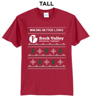 Rock Valley Tall Short Sleeve Tee-Red