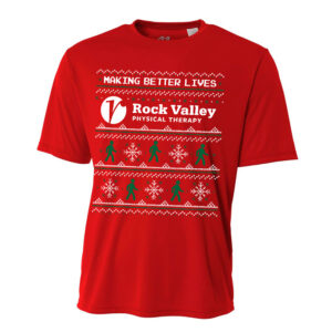 Rock Valley Adult Cooling Performance Tshirt-Red