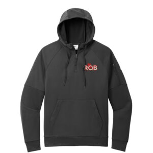 River Queen BB Nike Therma-FIT Pocket 1/4-Zip Fleece Hoodie Men-Black