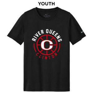 River Queen BB Nike Youth Swoosh Sleeve rLegend Tee-Black