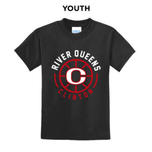 River Queen BB Youth Short Sleeve Tee-Black
