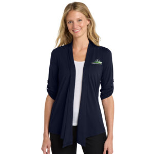Skyline Port Authority Ladies Concept Shrug-Dress Blue Navy