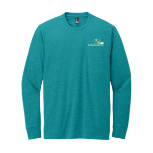 Skyline District Perfect Blend CVC Long Sleeve Tee-Heather Teal