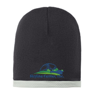 Skyline Sport-Tek Performance Knit Cap -Black