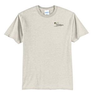 The Bridges Unisex Basic Short Sleeve Tee-Oatmeal Heather