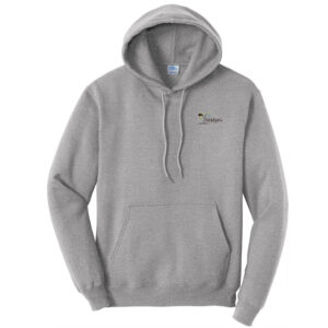 The Bridges Unisex Fleece Hooded Sweatshirt-Athletic Heather