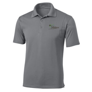 The Bridges Sport-Tek Men Micropique Sport-Wick Polo-Grey Concrete