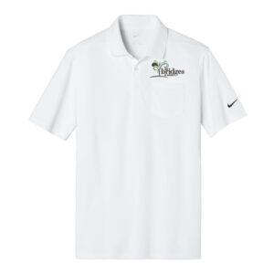 The Bridges Nike Dri-FIT Micro Pique 2.0 Pocket Polo Men-White