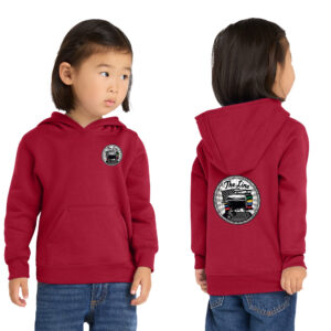 The Line Toddler Pullover Hooded Sweatshirt-Red