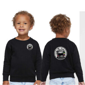The Line Rabbit Skins Toddler Juvy Crewneck Sweatshirt-Black