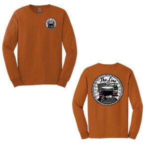 The Line Ultra Cotton Long-Sleeve T-Shirt-Texas orange