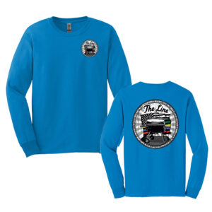 The Line Ultra Cotton Long-Sleeve T-Shirt-Sapphire