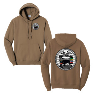 The Line Unisex Classic Core weight Cozy Pullover Hooded Sweatshirt-Woodland Brown